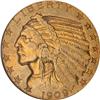 Image 1 : 1909-O $5 Indian NGC AU58