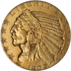1909 $5 Indian PCGS Proof 66