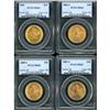 Image 1 : Lot of Four $10 Liberty Heads PCGS MS62