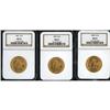 Image 1 : Lot of Three $10 Liberty Heads NGC MS63