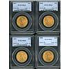 Image 1 : Lot of Four $10 Liberty Heads PCGS MS63
