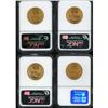 Image 2 : Lot of Four $10 Liberty Heads NGC MS63
