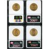 Image 2 : Lot of Four $10 Liberty Heads NGC MS63