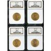 Image 3 : Lot of Four $10 Liberty Heads NGC MS63