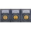 Image 1 : Lot of Three $10 Liberty Heads PCGS MS63