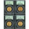 Image 1 : Lot of Four $10 Liberty Heads PCGS MS64