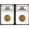 Image 1 : Lot of Two $10 Liberty Heads NGC MS64