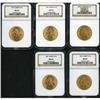 Image 1 : Lot of Five 1907 $10 Liberty Heads NGC MS63