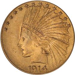 1914 $10 Indian PCGS MS64