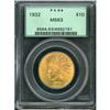 Image 3 : 1932 $10 Indian PCGS MS63