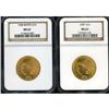 Image 1 : Lot of Two $10 Indian Eagles NGC MS63