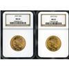 Image 1 : Lot of Two 1913 $10 Indian Eagles NGC MS63