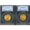 Image 1 : Lot of Two $10 Indian Eagles PCGS MS64
