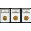 Image 3 : Lot of Three $10 Indian Eagles NGC MS63