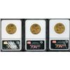 Image 2 : Lot of Three 1926 $10 Indian Eagles NGC MS63
