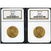 Image 1 : Lot of Two $10 Indian Eagles NGC MS63