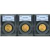 Image 1 : Lot of Three $10 Indian Eagles PCGS MS62