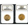 Image 1 : Lot of Two 1932 $10 Indian Eagles NGC MS64