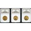 Image 1 : Lot of Three 1932 $10 Indian Eagles NGC MS64