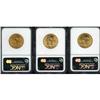 Image 2 : Lot of Three 1932 $10 Indian Eagles NGC MS64