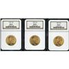 Image 1 : Lot of Three 1932 $10 Indian Eagles NGC MS64