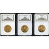 Image 1 : Lot of Three 1932 $10 Indian Eagles NGC MS64