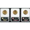 Image 2 : Lot of Three 1932 $10 Indian Eagles NGC MS64