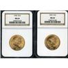 Image 1 : Lot of Two 1932 $10 Indian Eagles NGC MS64