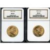 Image 2 : Lot of Two 1932 $10 Indian Eagles NGC MS64