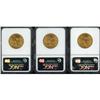 Image 2 : Lot of Three 1932 $10 Indian Eagles NGC MS64