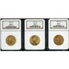 Image 3 : Lot of Three 1932 $10 Indian Eagles NGC MS63