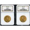 Image 3 : Lot of Two 1932 $10 Indian Eagles NGC MS63