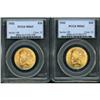 Image 1 : Lot of Two $10 Indian Eagles PCGS MS63