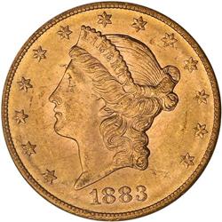1883-S $20 Liberty PCGS MS62