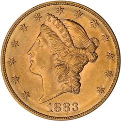 1883-S $20 Liberty PCGS MS62