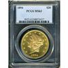 Image 3 : 1894 $20 Liberty PCGS MS63