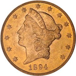 1894-S $20 Liberty PCGS MS62