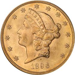 1896 $20 Liberty PCGS MS64