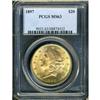 Image 3 : 1897 $20 Liberty PCGS MS63