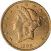 Image 1 : 1898 $20 Liberty NGC MS62