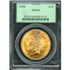 Image 3 : 1899 $20 Liberty PCGS MS64