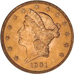 1901 $20 Liberty NGC MS65