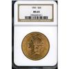 Image 3 : 1901 $20 Liberty NGC MS65