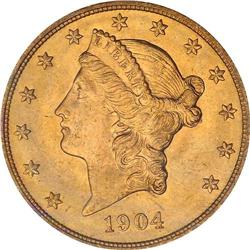 1904 $20 Liberty NGC MS65