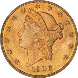 1906-D $20 Liberty PCGS MS63