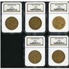 Image 3 : Lot of Five $20 Liberty Heads NGC EF40