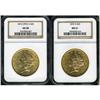 Image 1 : Lot of Two $20 Liberty Heads NGC MS61
