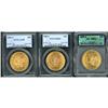 Image 3 : Lot of Three $20 Liberty Heads PCGS MS62