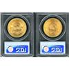 Image 2 : Lot of Two $20 Liberty Heads PCGS MS63