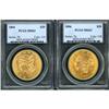Image 3 : Lot of Two $20 Liberty Heads PCGS MS63